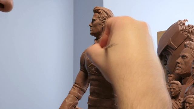 One Day Sculpt Captain America - Timelapse