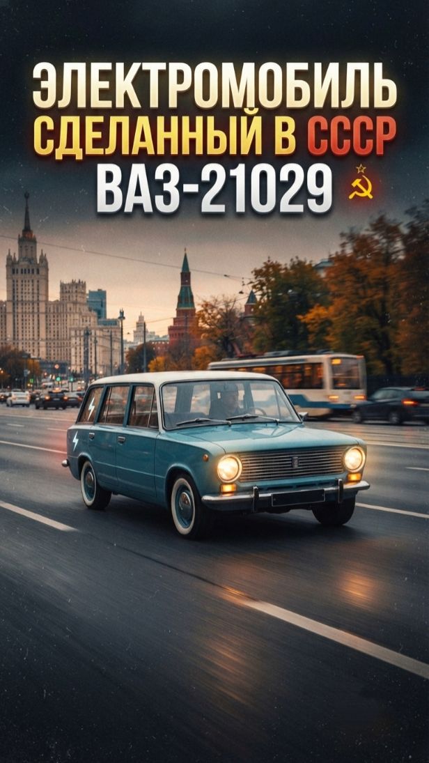 Секретный электромобиль из СССР! ⚡️ Почему его спрятали от народа? ВАЗ-21029