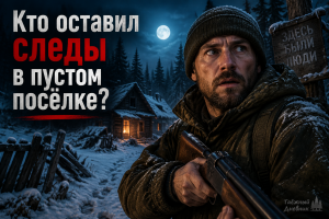 Кто недавно вернулся в заброшенный таёжный посёлок?