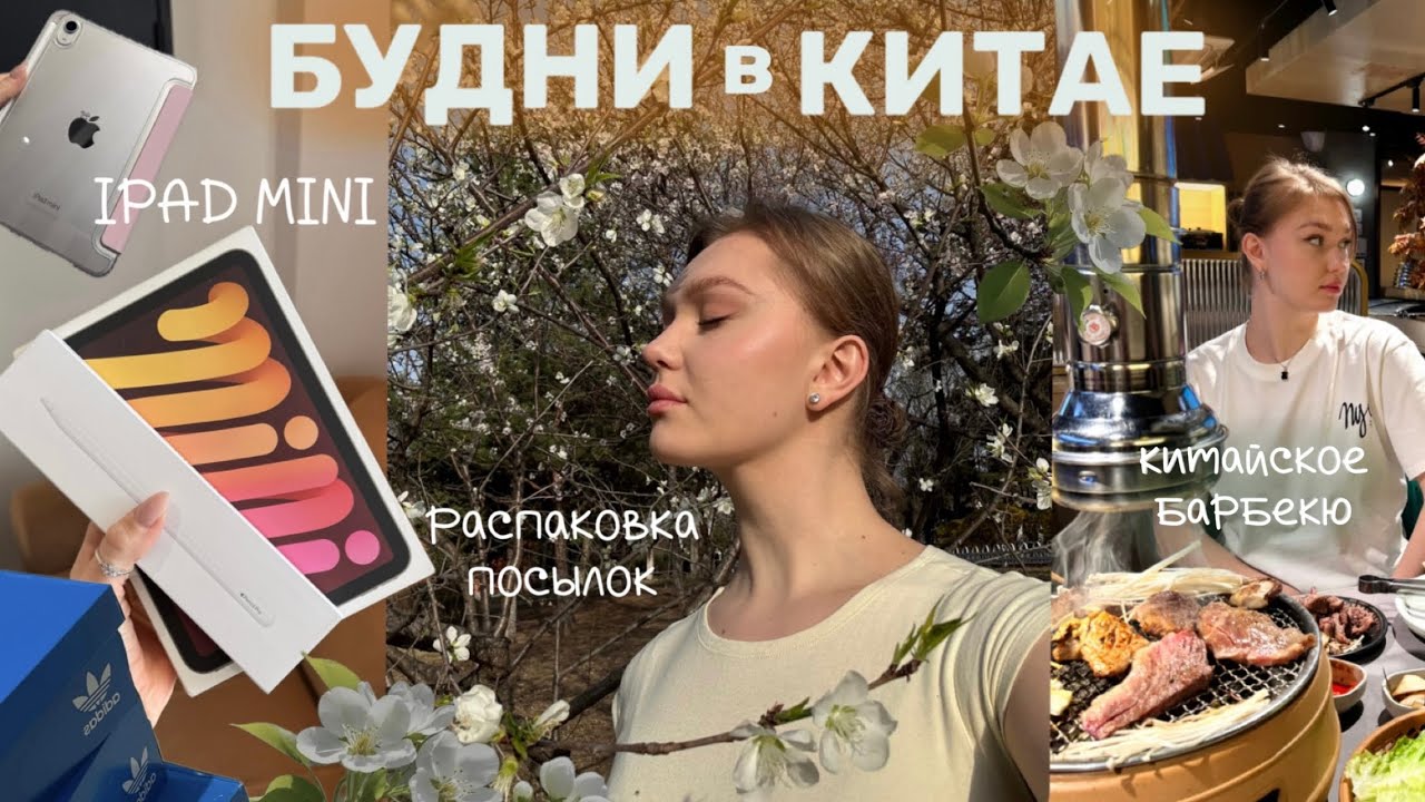 ВЛОГ: Будни в Китае | распаковки | новый IPad Mini | барбекю | еда