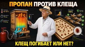 🔥 Обработка пропаном от клеща: клещ погибает или нет? Кашковский о запатентованном методе 🐝🛡️