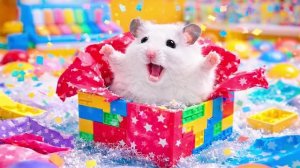 Пушистик в лабиринте 🐹 Красивый квест для хомячка