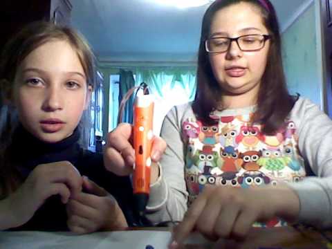 Русская инструкция к 3D ручке //с сестрой//Ксения Мухина