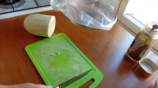 Яичница с кабачком .