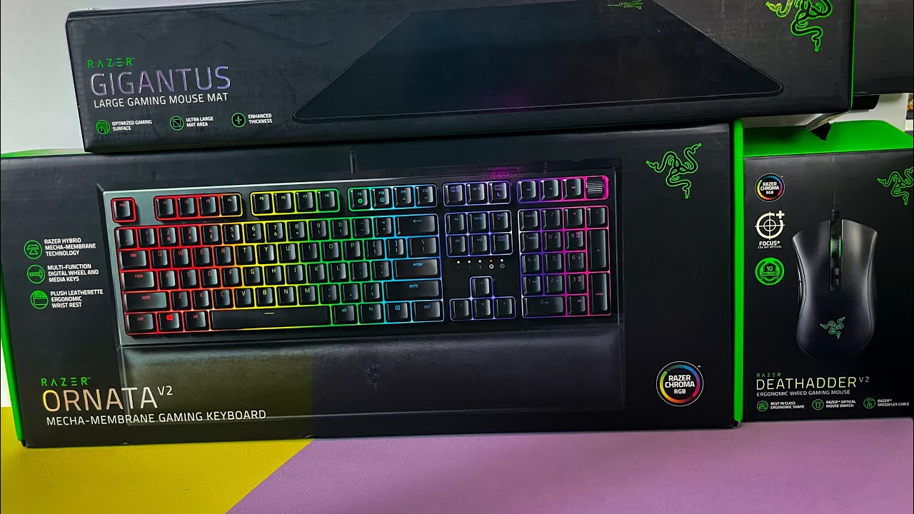 Три ТОП Продукта периферия от Razer, за Геймърите - Razer Ornata V2, Deathadder V2, Gigantus