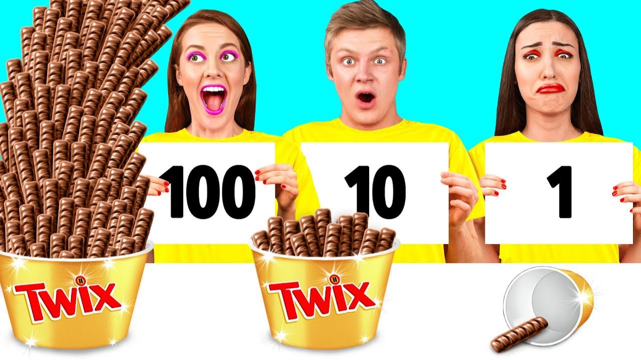 100 Слоев Еды Челлендж # Вкусные Кухонные Рецепты от Fun Challenge