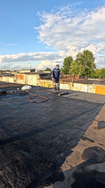 Ремонт кровли гаража