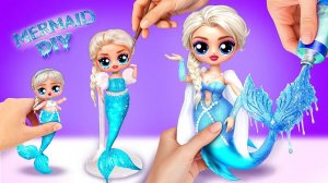 DIY Эльза стала русалкой! 10 поделок для L.O.L