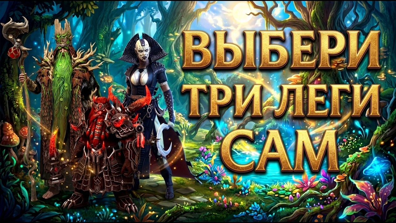 СТАРТ С ЧЕТЫРЬМЯ ЛЕГАМИ В 2026 ГОДУ | Raid Shadow Legends