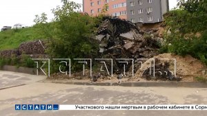 Новые подвижки грунта в микрорайоне «Красная поляна», который постепенно уходит под землю
