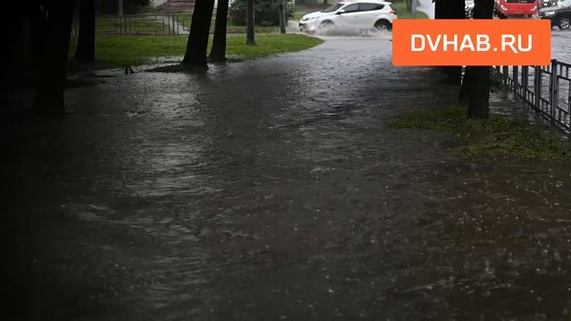 Хабаровск ушел под воду из-за дождей