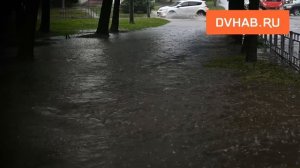 Хабаровск ушел под воду из-за дождей