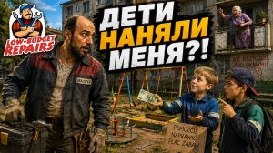 ДЕТИ НАНЯЛИ МЕНЯ РЕМОНТИРОВАТЬ ПЛОЩАДКУ! | Low-Budget Repairs