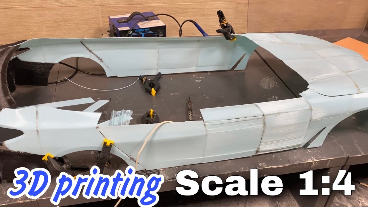 3# {КУЗОВ}. BMW I4 [3D Printing] в масштабе 1:4 RC
