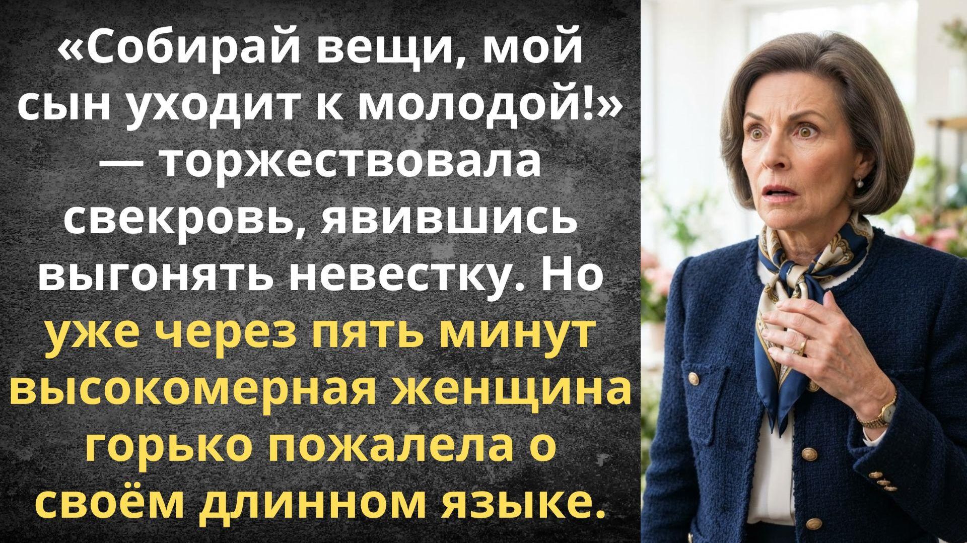 Роковая ошибка свекрови | Истории из жизни