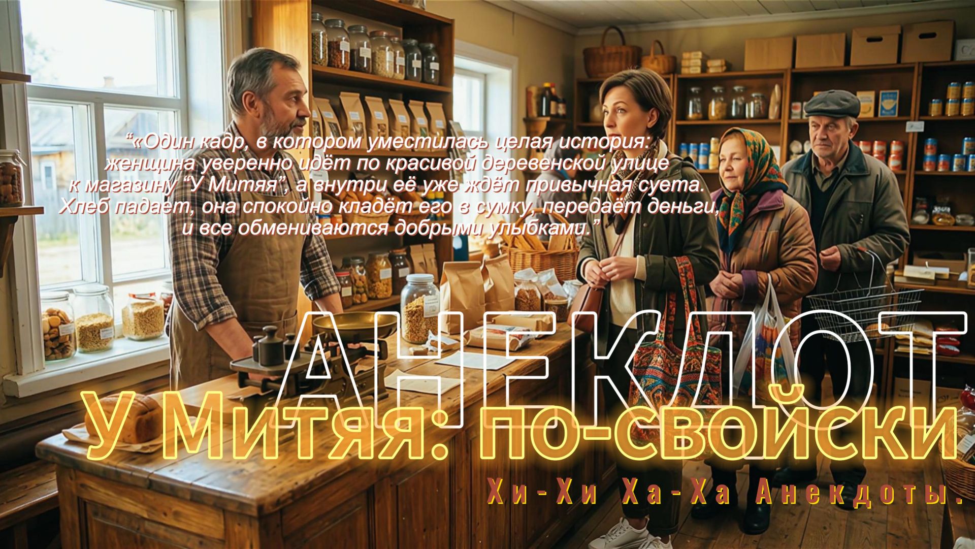 «У Митяя по-свойски» Анекдот.