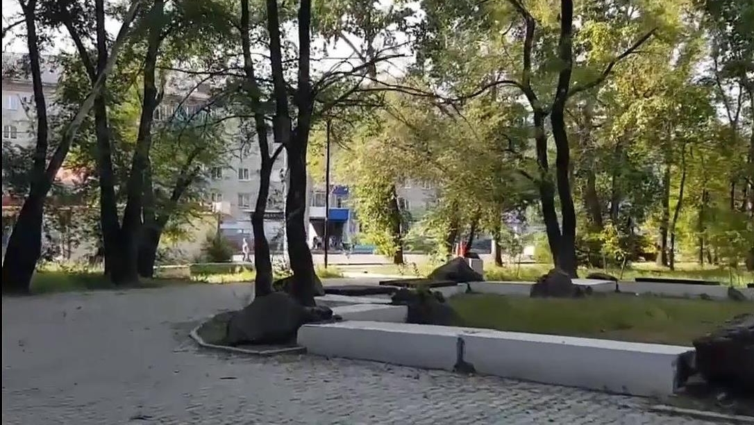 Комсомольск-на-Амуре Реконструирована ул. Кирова от ул. Красногвардейской до пр. Ленина Новый сквер
