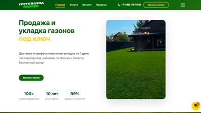 Навайпкодил очередной шедевр сайт Газоны под ключ