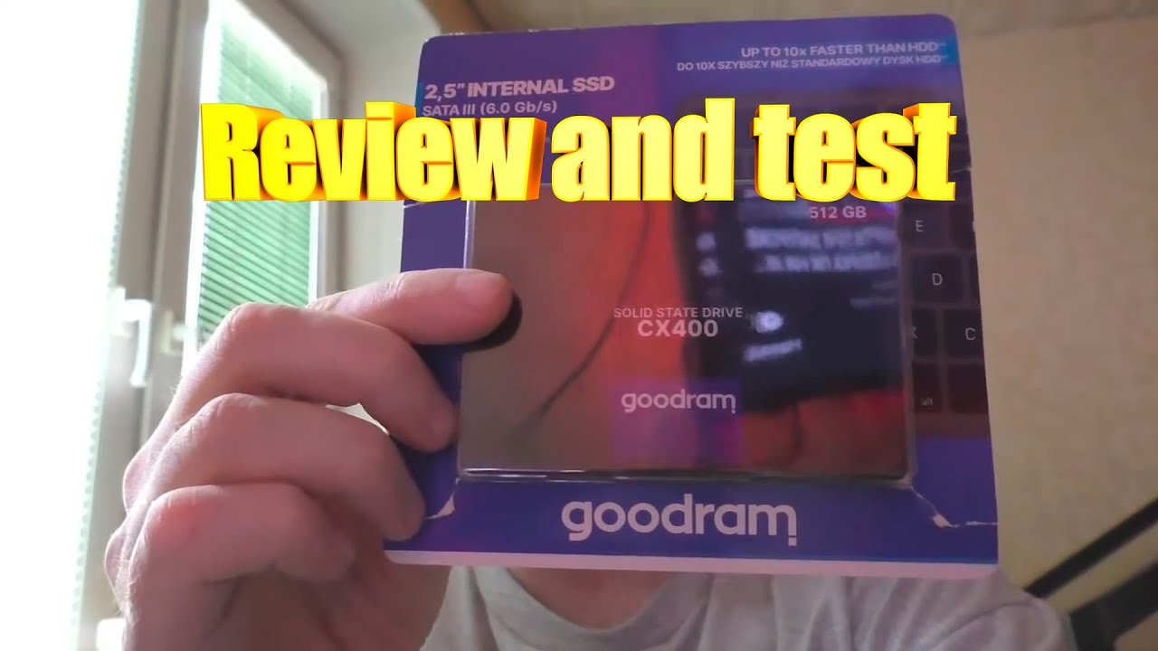 SSD DISK GOODRAM СX400 512 GB Review And Test