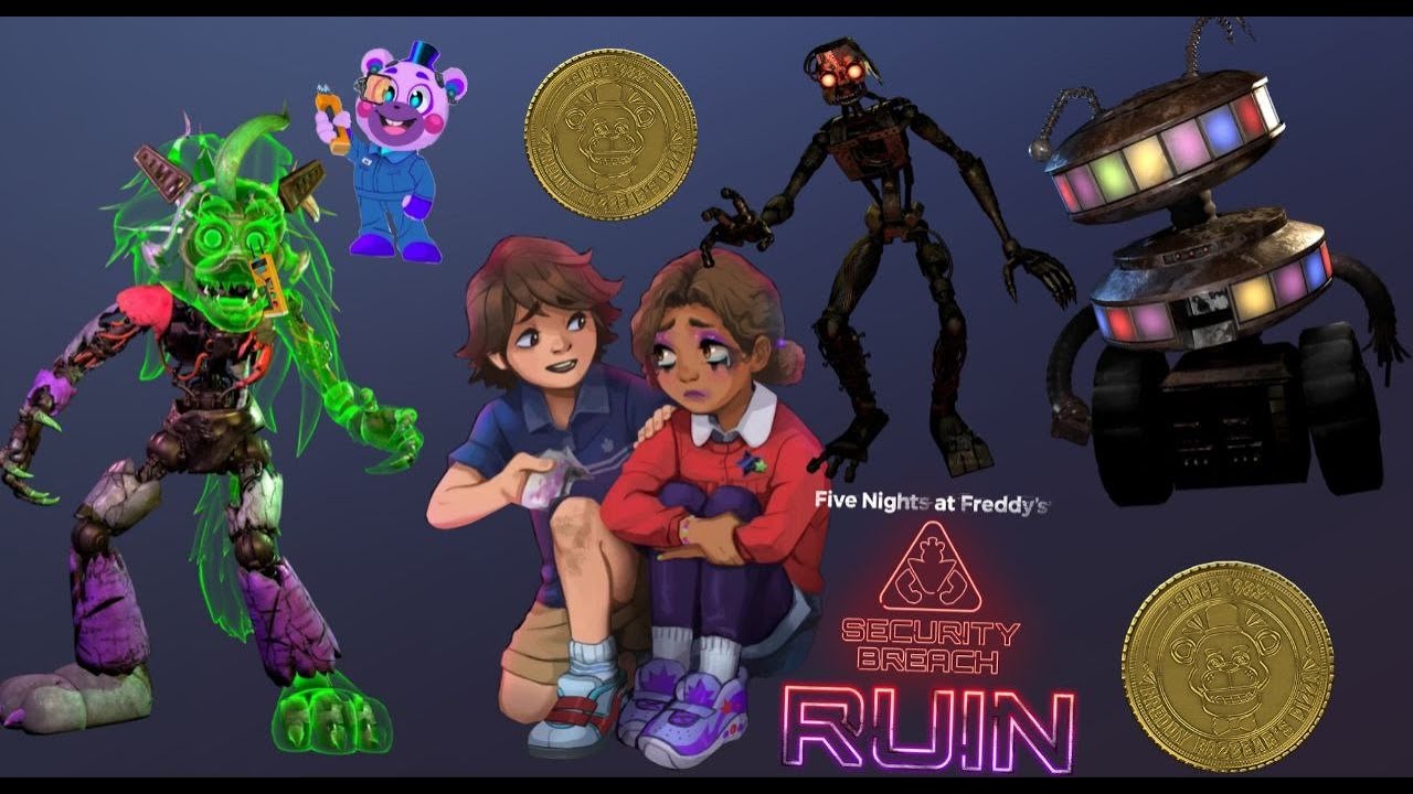 ФИНАЛ|FNAF 9 RUIN|УБИЛИ РОКСИ И ПРОШЛИ ИГРУ