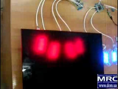 Опытный образец подсветки с компьютерным управлением.