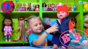 ✔ Кукла Беби Борн. Девочка Ярослава приготовила подарки для малыша   Doll Baby Born New Su