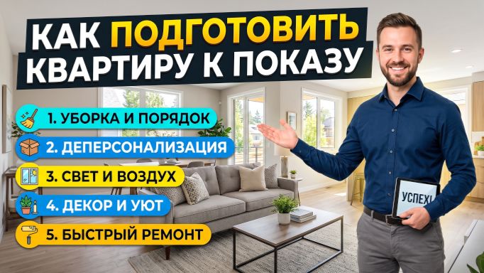 Как подготовить квартиру к показу