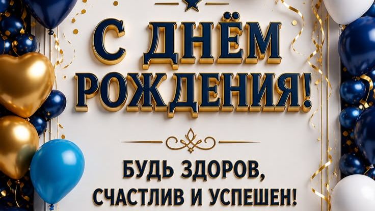 Поздравление с днем рождения другу — музыкальная открытка с лучшими пожеланиями 🥂🎶