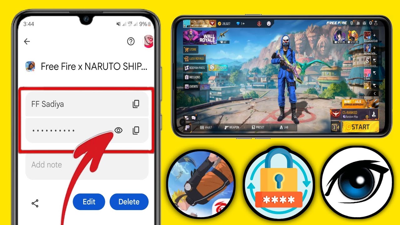 Как увидеть пароль Free Fire Id на мобильном телефоне  Как проверить пароль Free Fire Id 2025