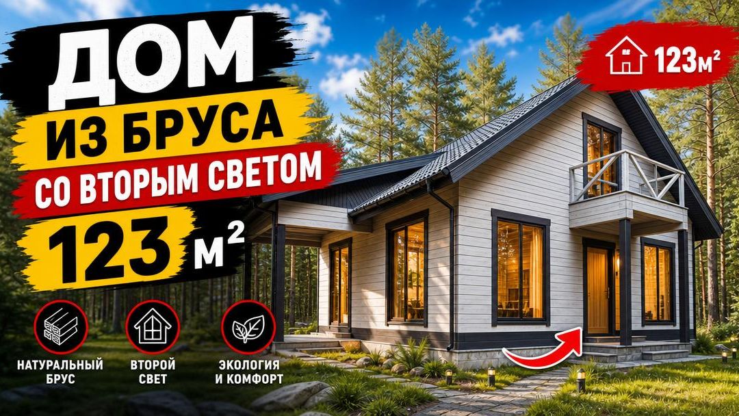 Брусовой дом в поселке Старая Ясачная (Ангарск)