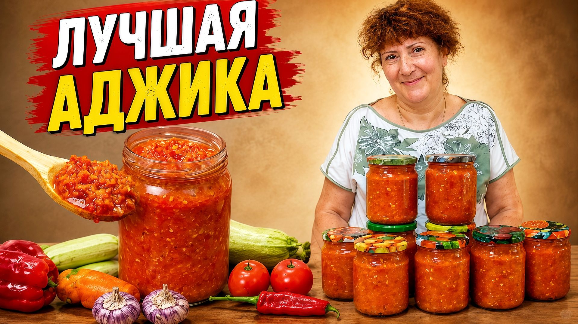 🔥Самая удачная заготовка на зиму! АДЖИКА из КАБАЧКОВ😋