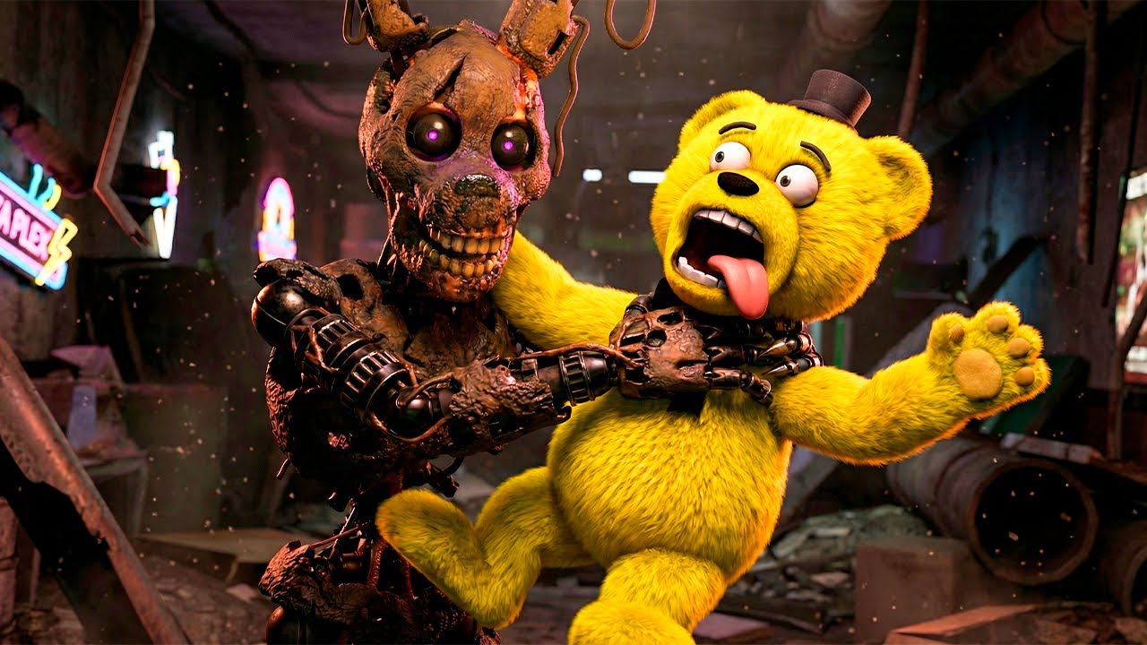 Мега Битва с Бернтрапом 😱 FNAF 9 Security Breach Cut Content Restored
