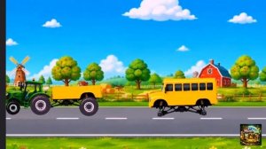 Детский мультфильм.  про машинки часть 2