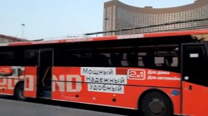 Автобус Volgabus-5285.02 следует по маршруту 392(Королёв-Москва(А/с «ВДНХ))