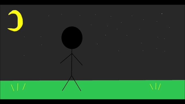 Стикмен гуляет ночью (Реставрация)
