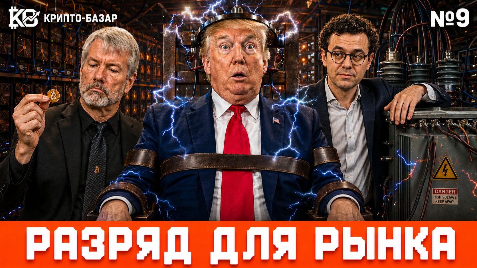 Крипто-базар #9 | Когда уже новый хай? Как майнеры уходят в ИИ, и зачем Трампа бьют током