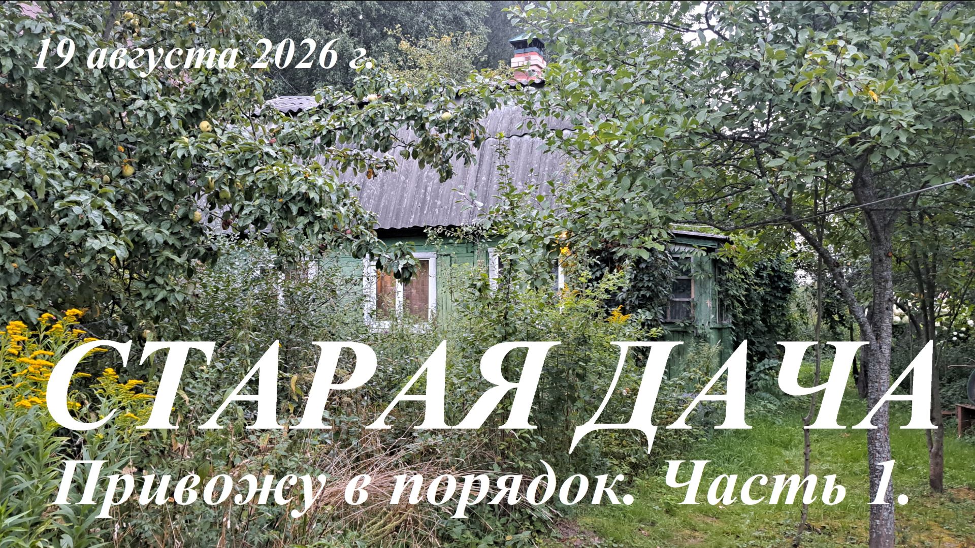Старая дача. Часть 1.