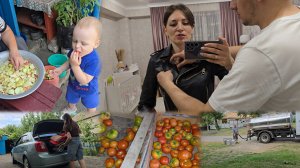 Вернулись домой 🏘️ Лешп нам, что-то не рад// Косуха за 700 рублей 🔥 Привезли много всего из села!