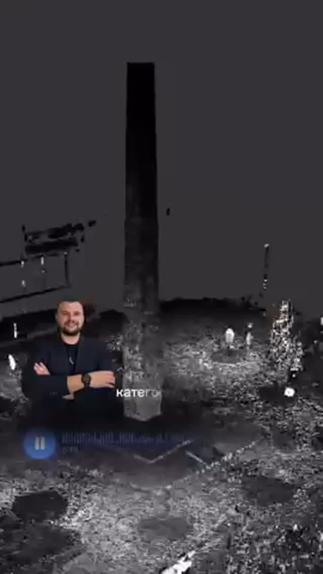 3D-сканирование обелиска в парке Победы, Калининград