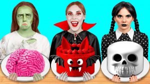 Кулинарный Челлендж# Уэнсдей vs Вампир vs Зомби от Fun Challenge