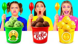 Бедная vs Богатая vs Ультра Богатая еда Челлендж _ Кухонные Лайфхаки и Хитрости