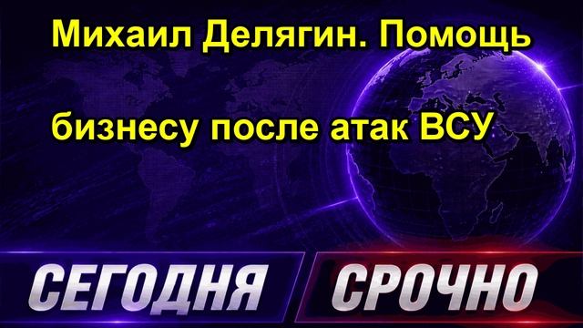 Михаил Делягин. Помощь бизнесу после атак ВСУ
