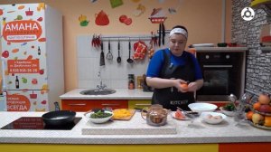 Утреннее меню. Готовим тёплый салат с фунчозой