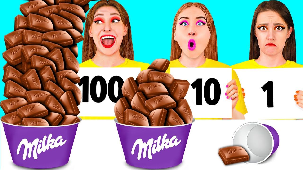 100 Слоев Еды Челлендж # Кухонные Лайфхаки и Рецепты от Fun Challenge