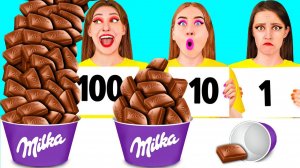 100 Слоев Еды Челлендж # Кухонные Лайфхаки и Рецепты от Fun Challenge