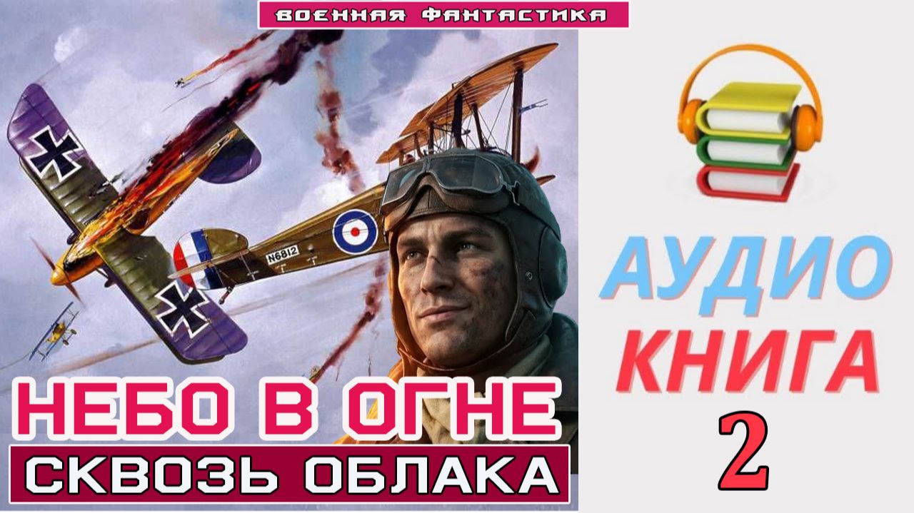#Аудиокнига. «НЕБО В ОГНЕ -2! Сквозь облака». КНИГА 2. #Попаданцы#БоеваяФантастика.