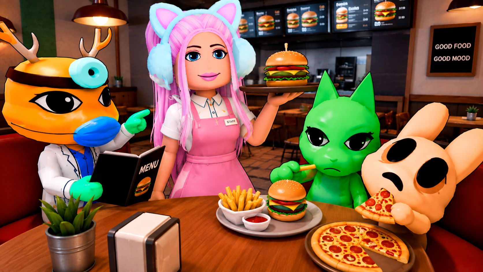РЕСТОРАН ДЛЯ ЖИВОТНЫХ! ГОТОВЛЮ ДЛЯ ЖИВОТНЫХ НО АНОМАЛИИ МЕШАЮТ МНЕ! Animal Restaurant