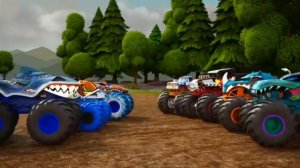 Hot Wheels monster trucks music videos Sharks vs Dinos