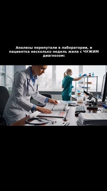 Перепутали анализы :