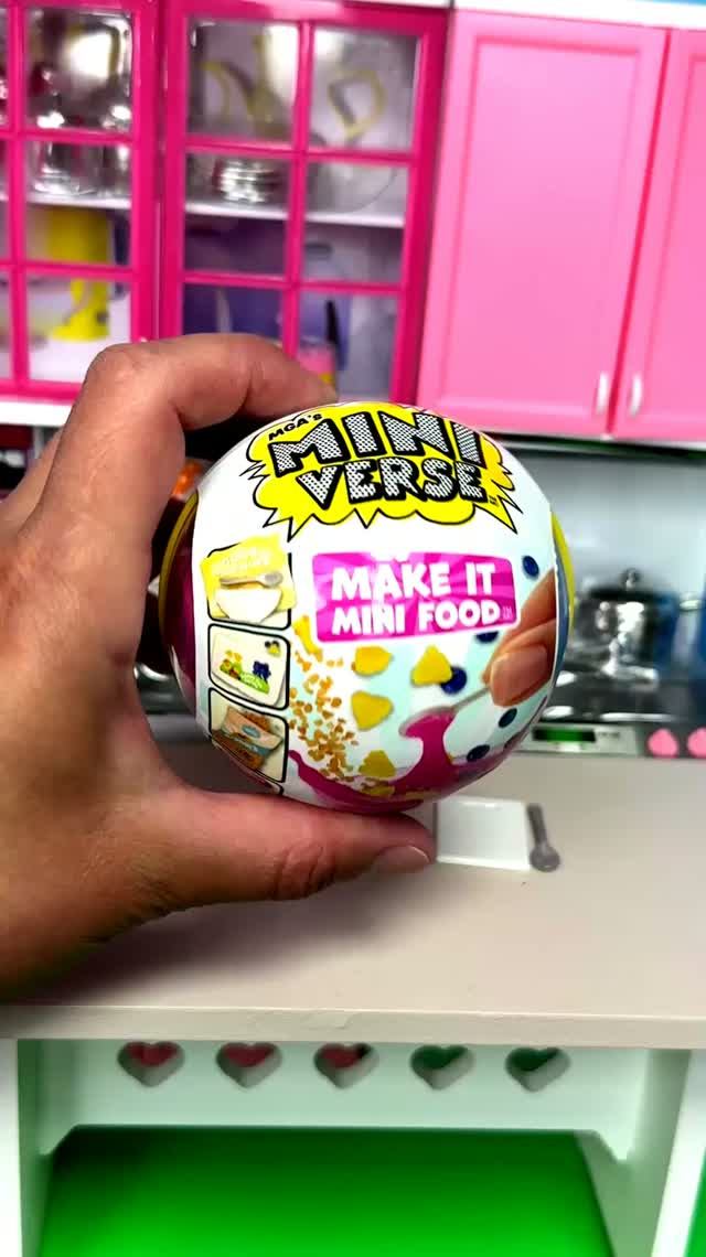 Миниатюрная еда настоящая мини обед мини еда распаковка Zuru Mini Verse картошка со сметаной #еда